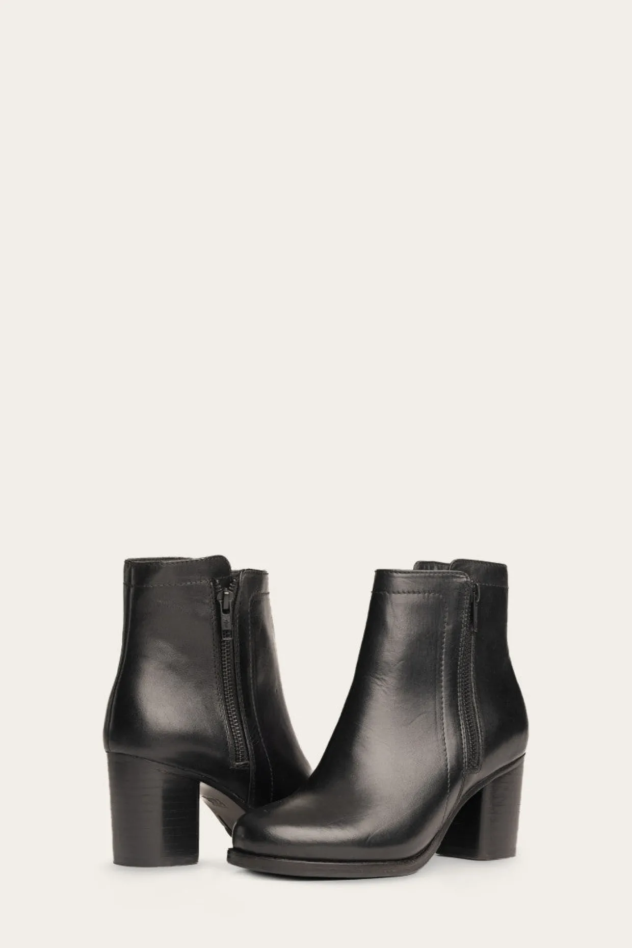 Booties^Frye Addie Double Zip