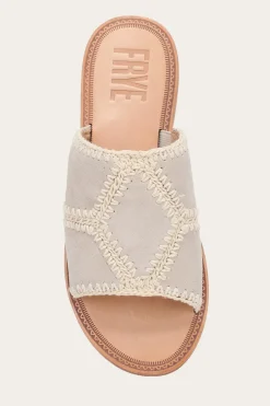 Sandals^Frye Ava Crochet Slide