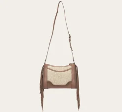Handbags^Frye Ava Raffia Crossbody Cognac