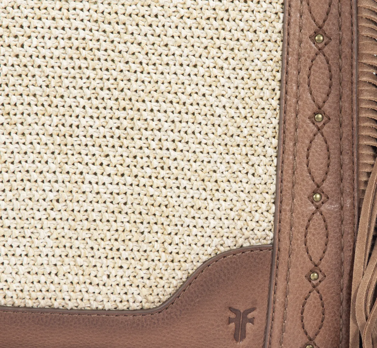 Handbags^Frye Ava Raffia Crossbody Cognac
