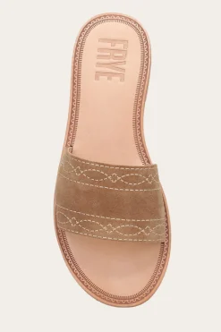Sandals^Frye Ava Woodstock Slide