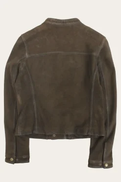 Leather Jackets^Frye Biker-racer Leather Jacket Dark Brown