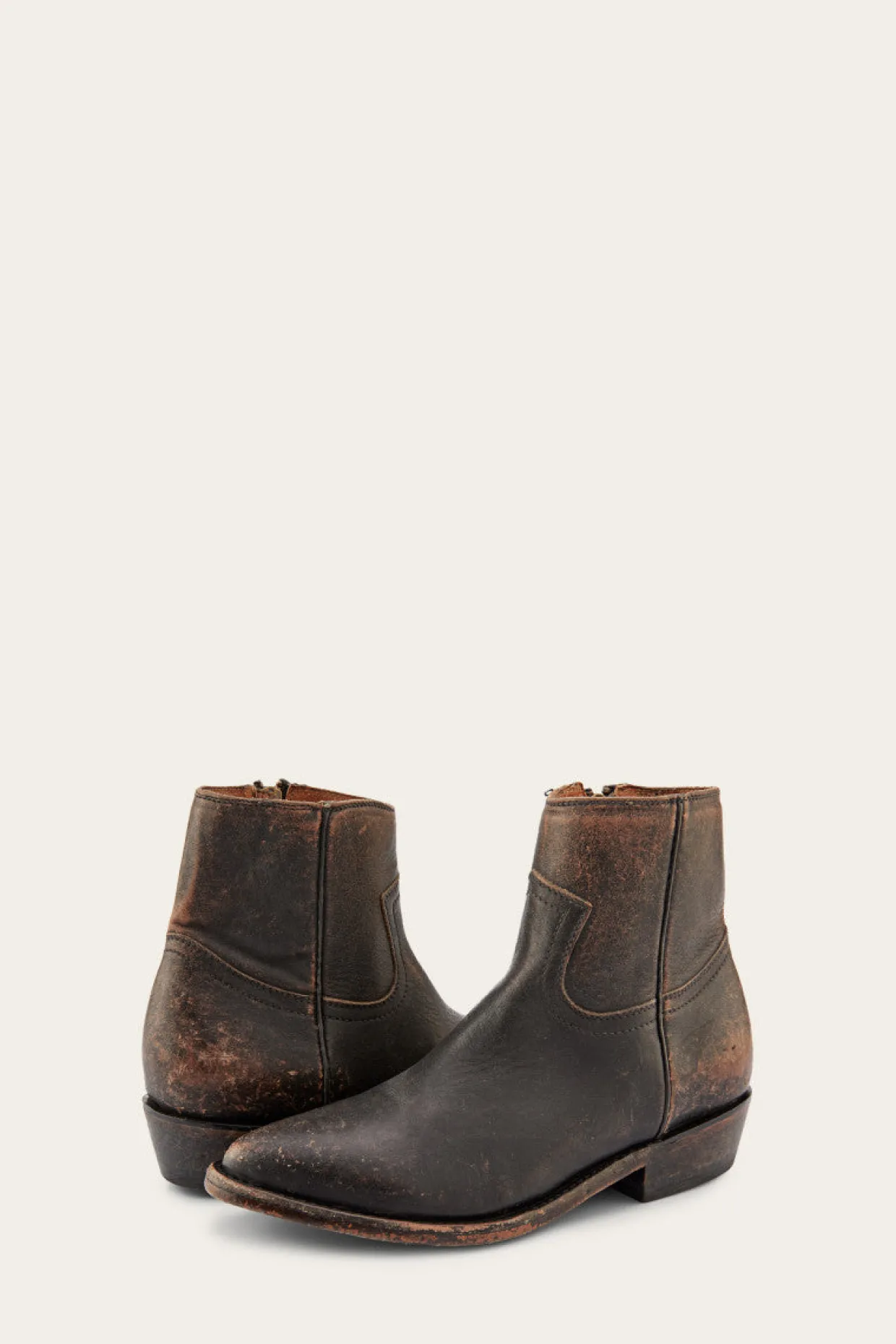 Booties^Frye Billy Inside Zip