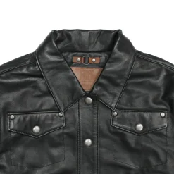 Leather Jackets^Frye Leather Shirt Black
