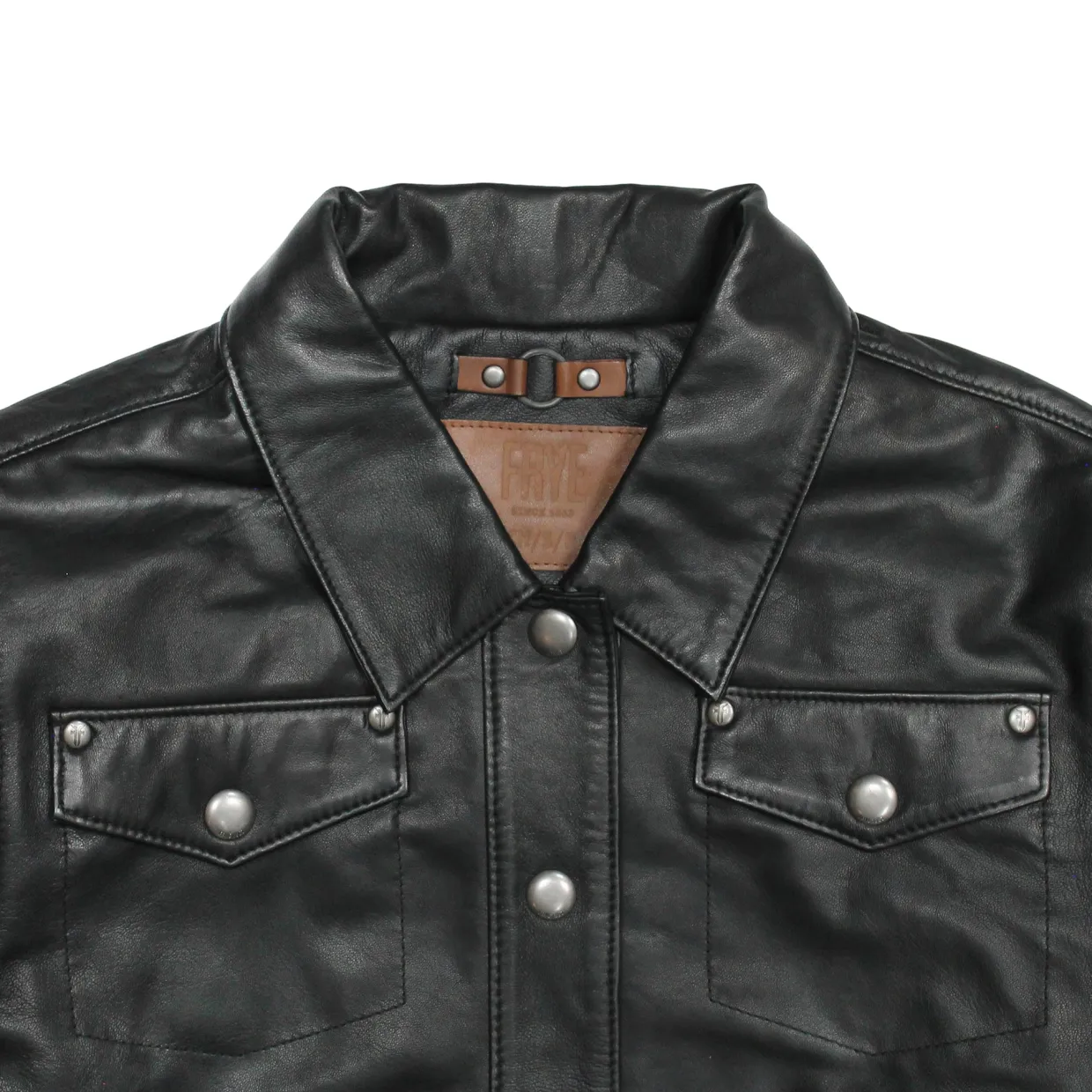 Leather Jackets^Frye Leather Shirt Black
