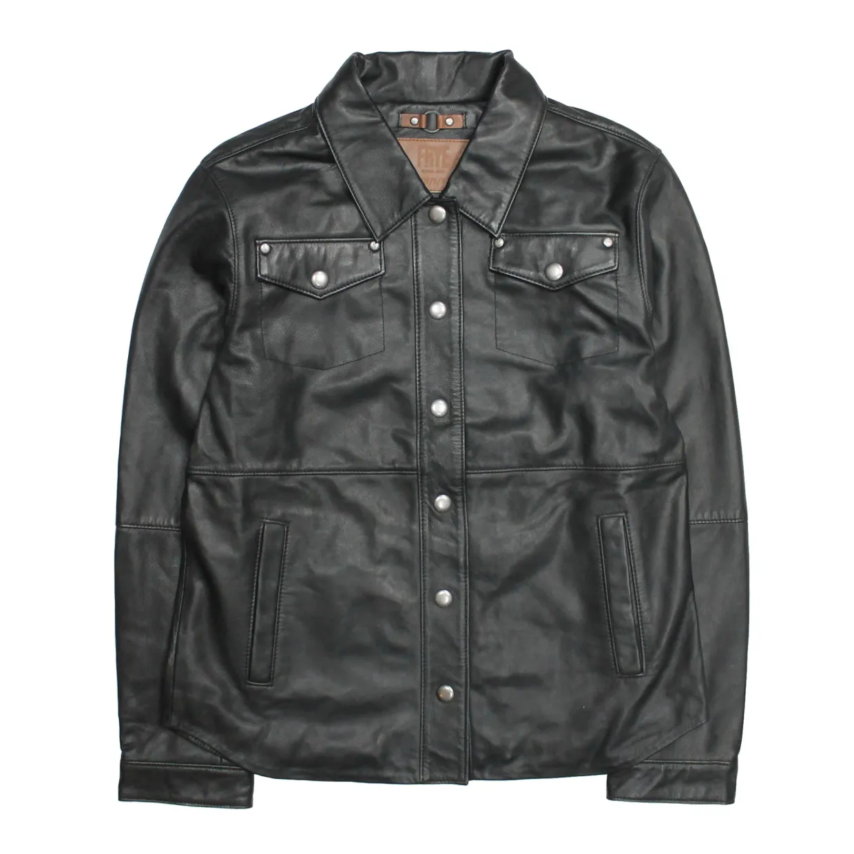Leather Jackets^Frye Leather Shirt Black