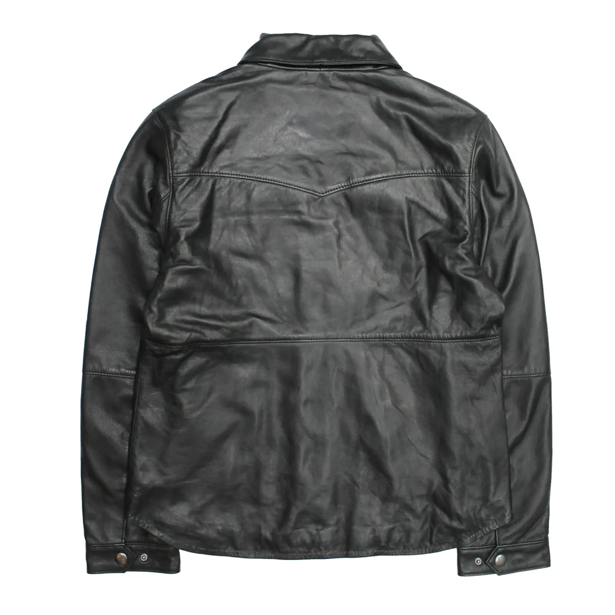 Leather Jackets^Frye Leather Shirt Black