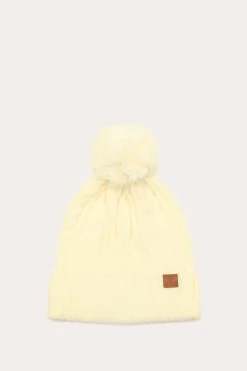 Cold Weather^Frye Cable Beanie With Self Pom