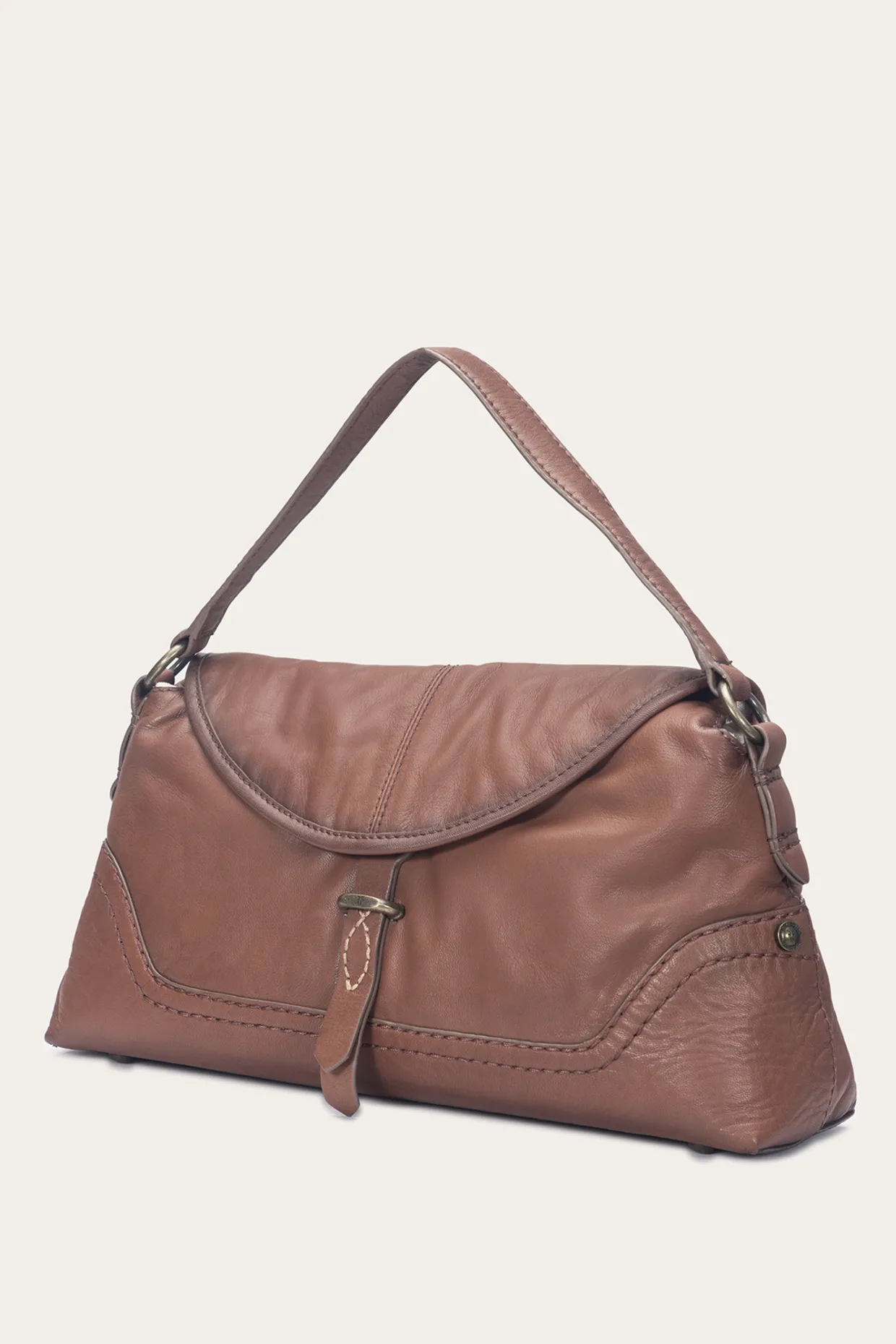 Handbags^Frye Campus Shoulder Cognac
