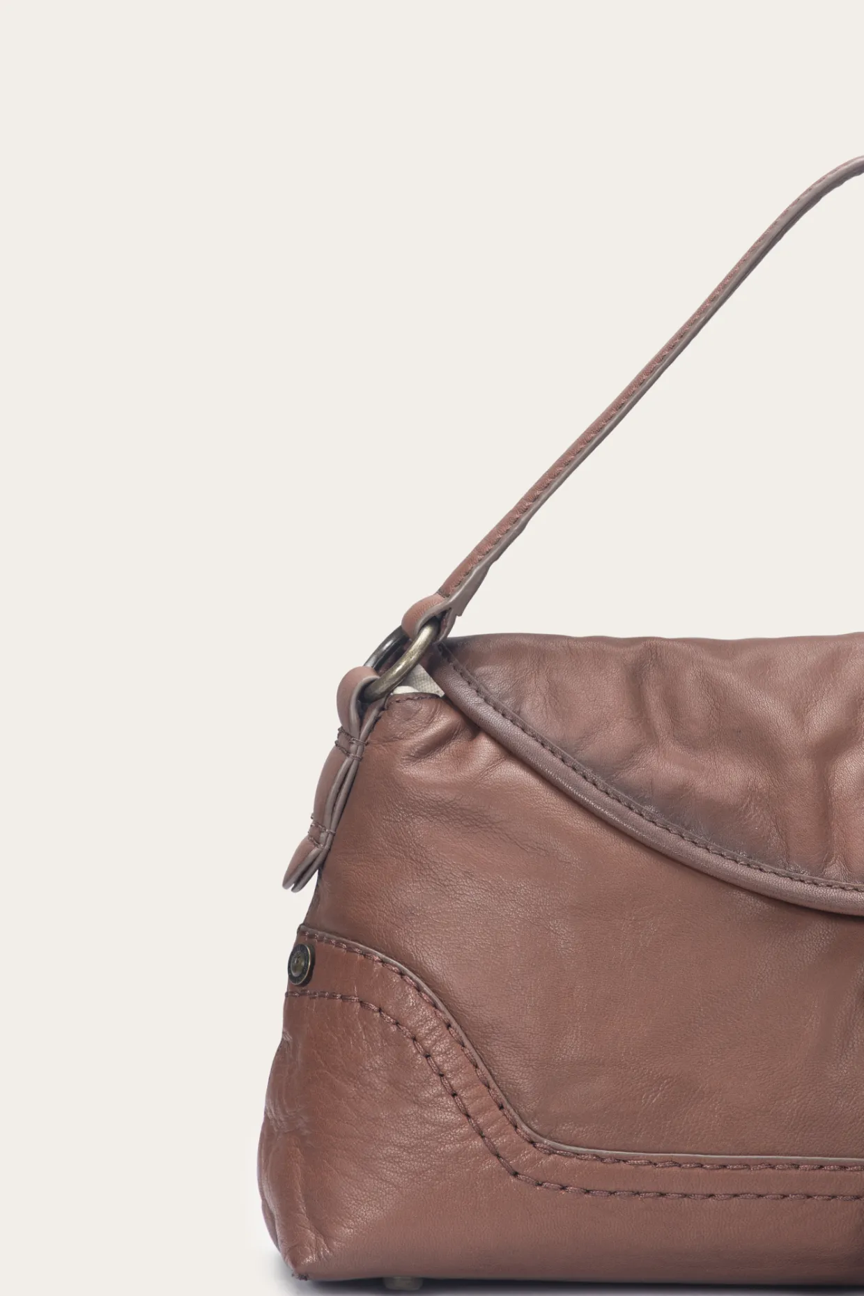 Handbags^Frye Campus Shoulder Cognac