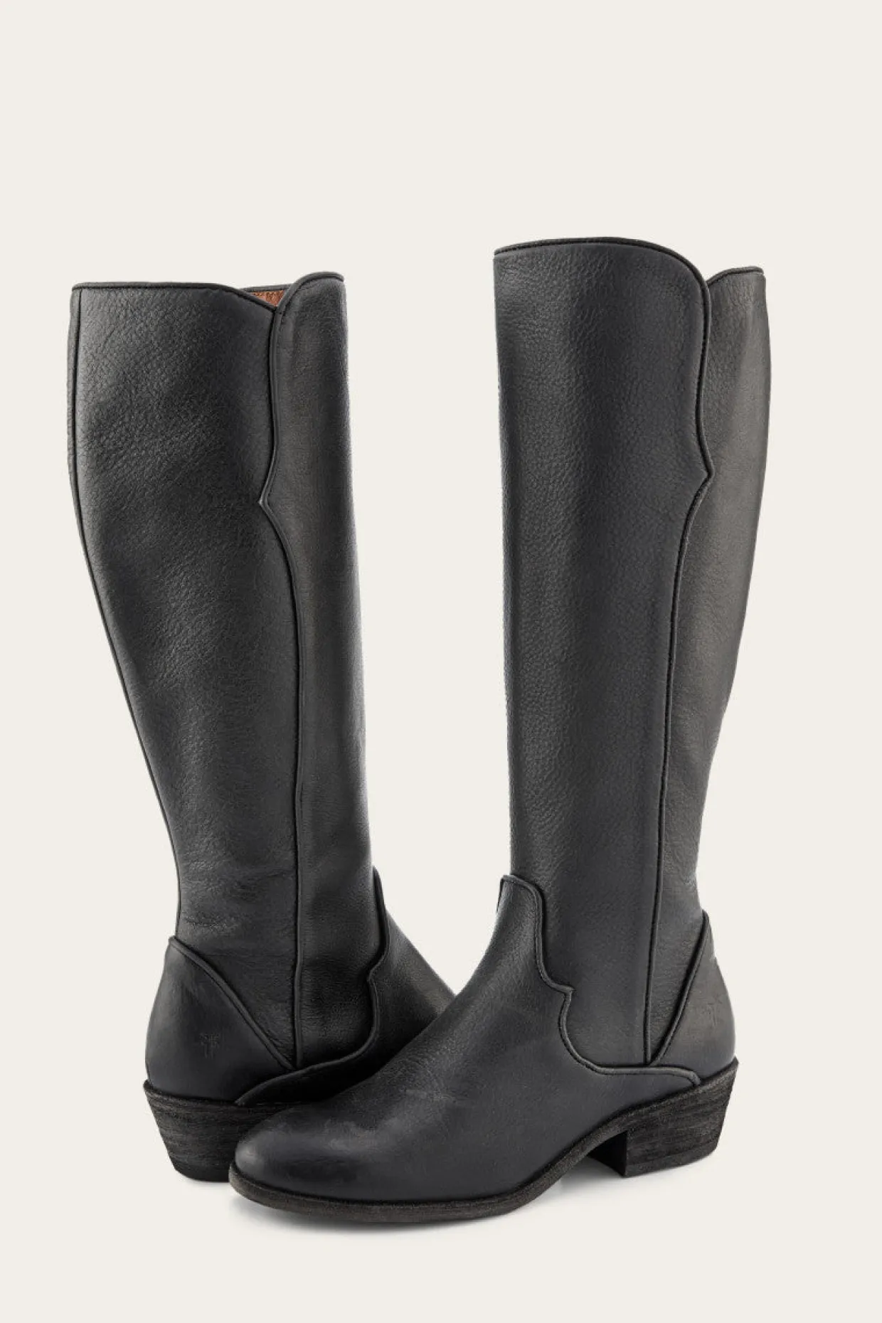 Boots^Frye Carson Piping Tall Wide Calf