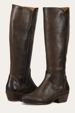 Boots^Frye Carson Piping Tall Wide Calf