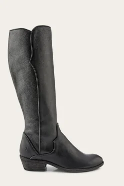 Boots^Frye Carson Piping Tall Wide Calf