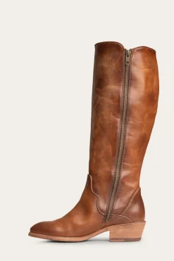Boots^Frye Carson Piping Tall Wide Calf