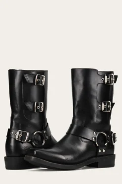 Boots^Frye Conway Moto Harness Black
