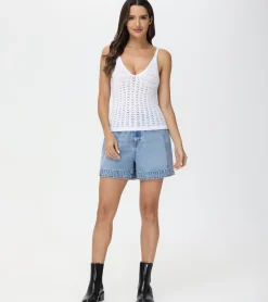 Tops^Frye Crochet V-Neck Tank