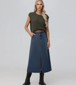 Tops^Frye Distressed Cable Sweater Vest