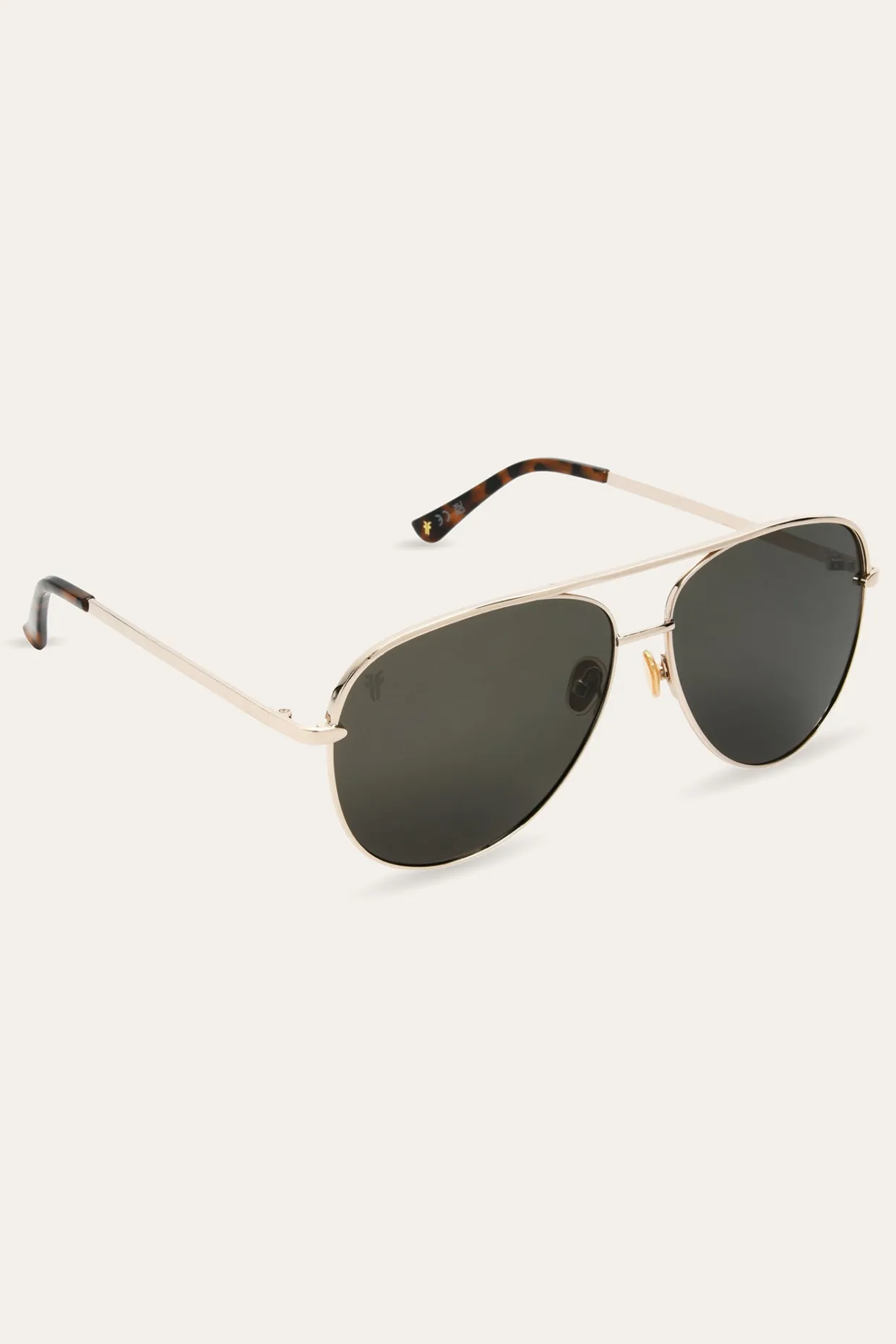 Sunglasses^Frye Evelyn Sunglasses Gold