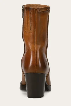 Booties^Frye Jean Short Inside Zip