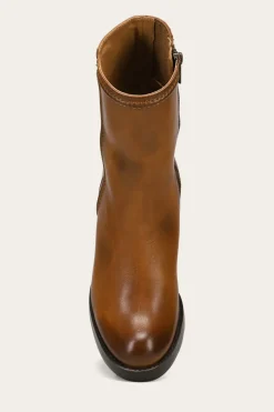 Booties^Frye Jean Short Inside Zip