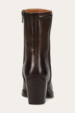 Booties^Frye Jean Short Inside Zip