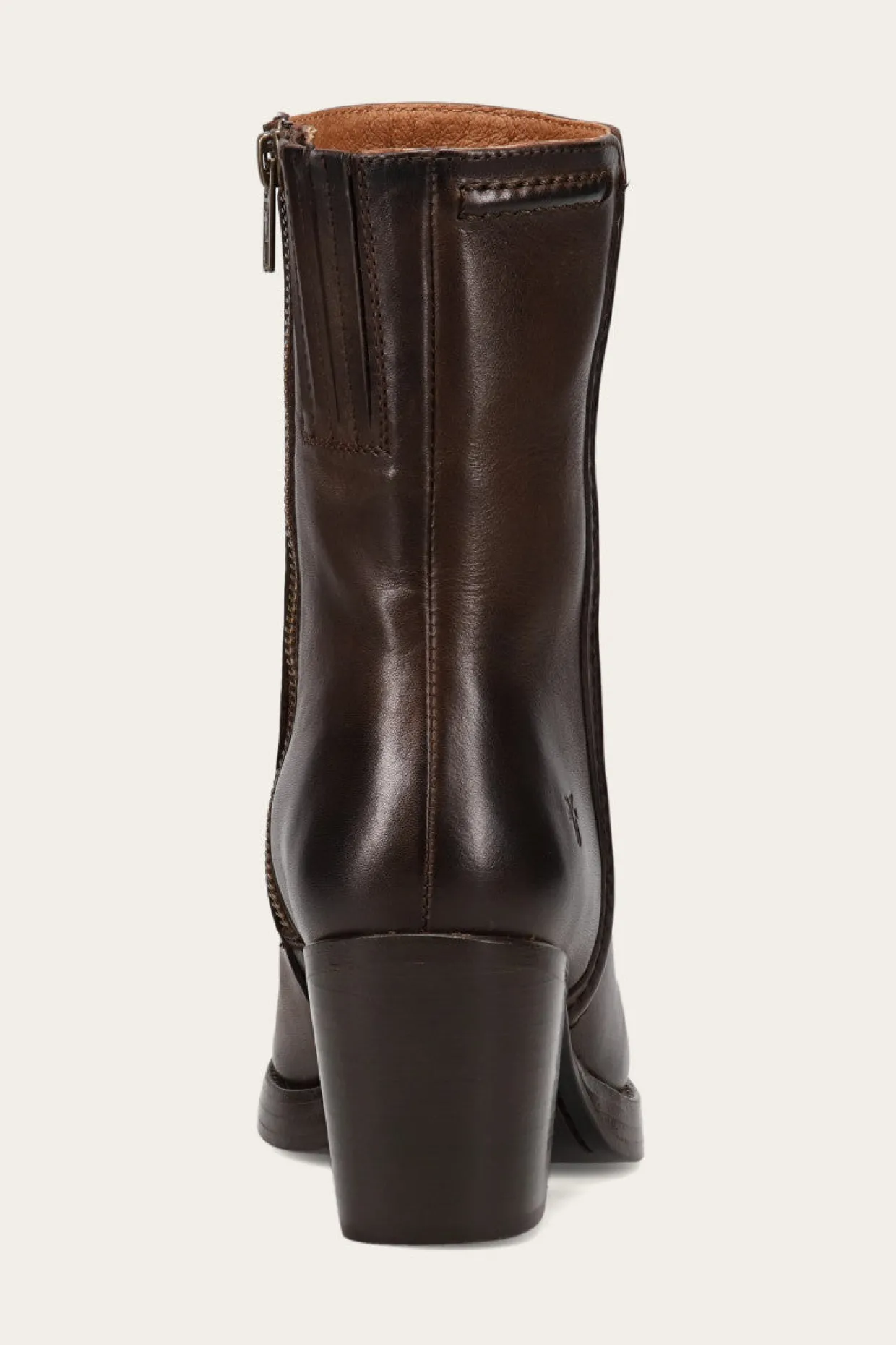 Booties^Frye Jean Short Inside Zip