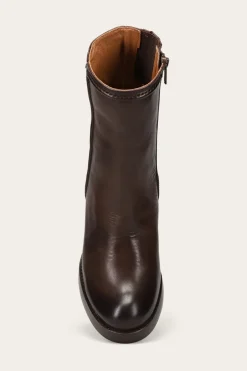 Booties^Frye Jean Short Inside Zip
