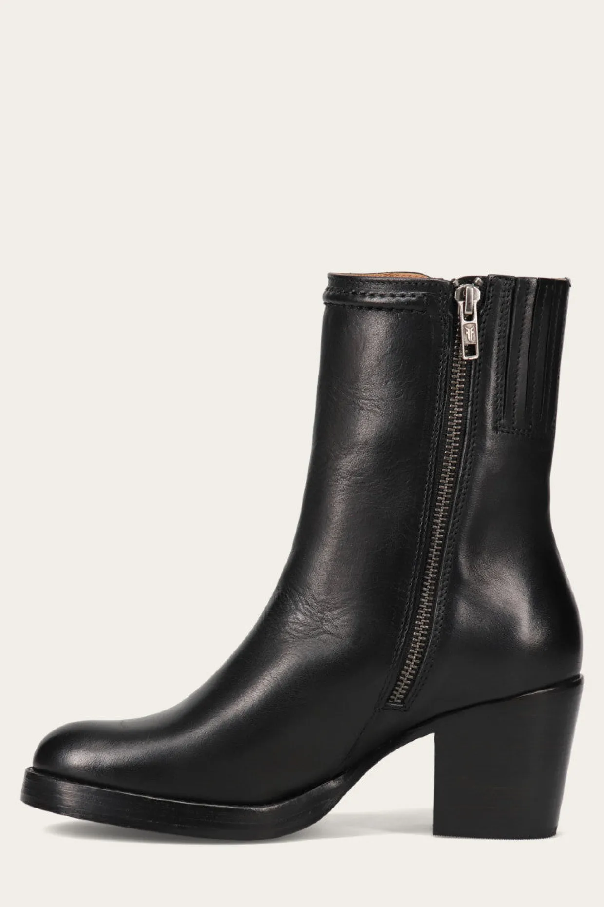 Booties^Frye Jean Short Inside Zip