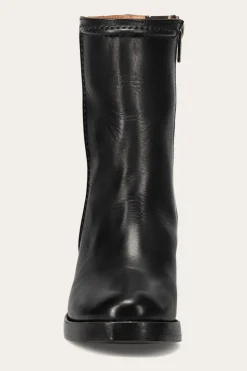 Booties^Frye Jean Short Inside Zip