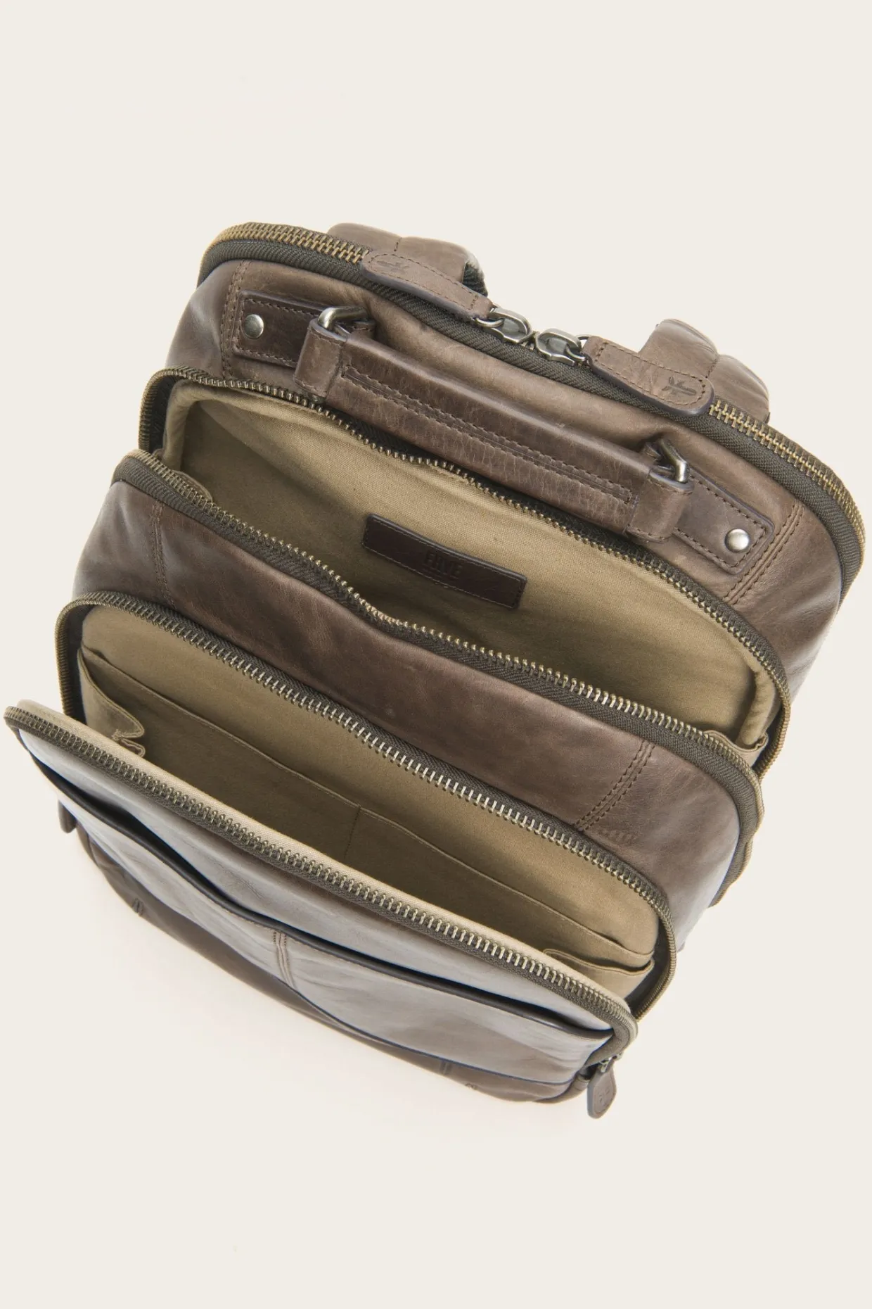 Bags^Frye Logan Multi Zip Backpack