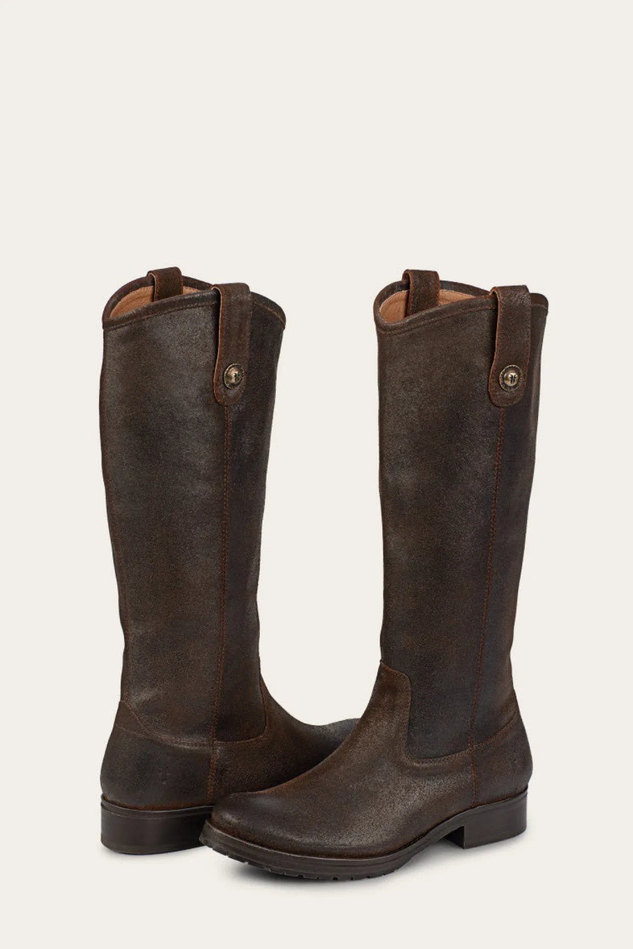 Boots^Frye Melissa Double Sole Button Lug Tall