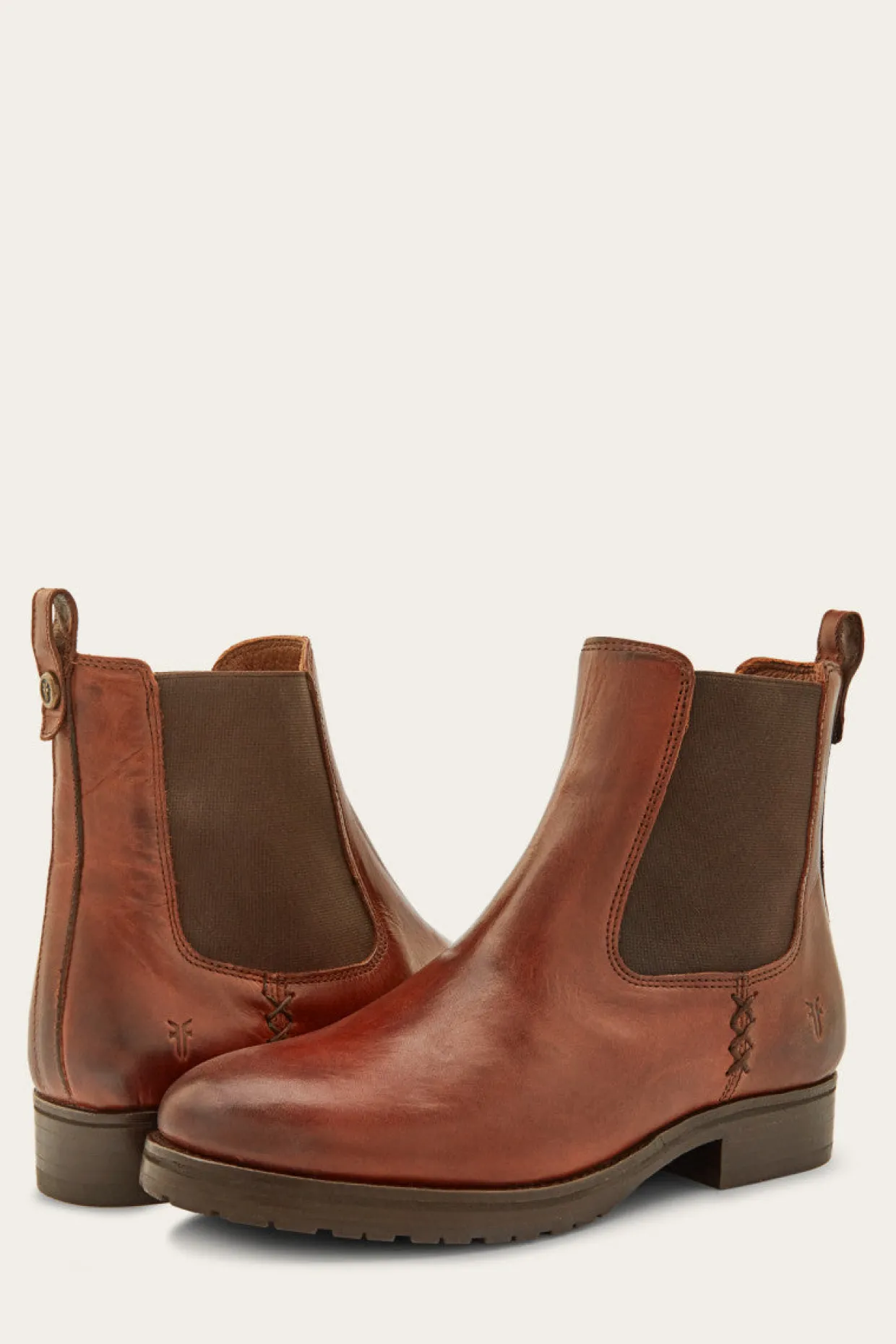 Booties^Frye Melissa Double Sole Chelsea