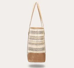 Handbags^Frye Melissa Straw Shopper Beige
