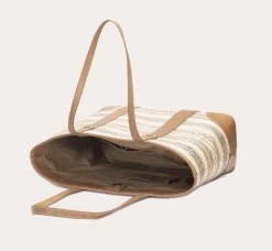 Handbags^Frye Melissa Straw Shopper Beige