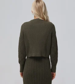 Tops^Frye Mixed Stitch Button Front Cardigan