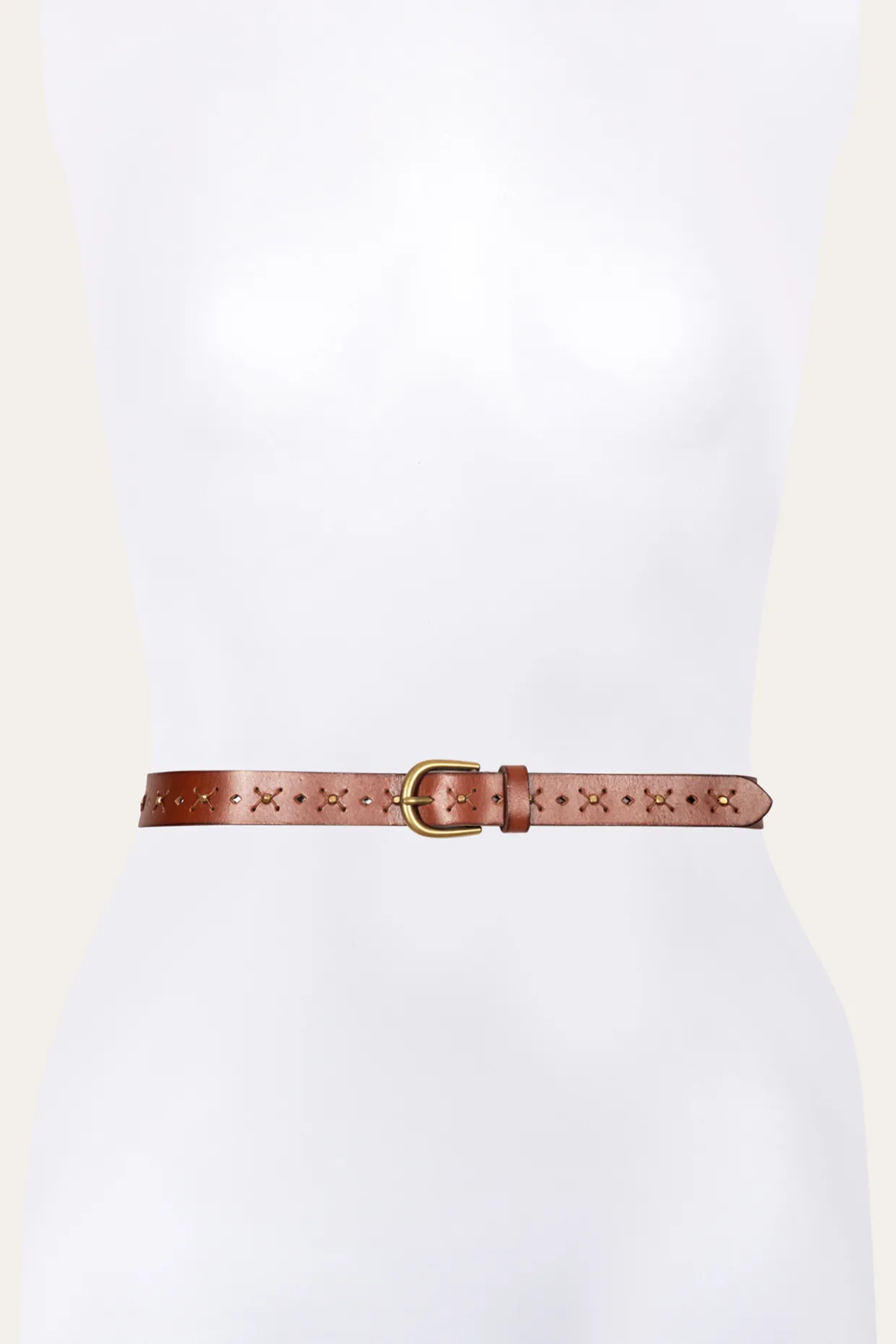 Belts^Frye 25MM Beaded Perf Belt