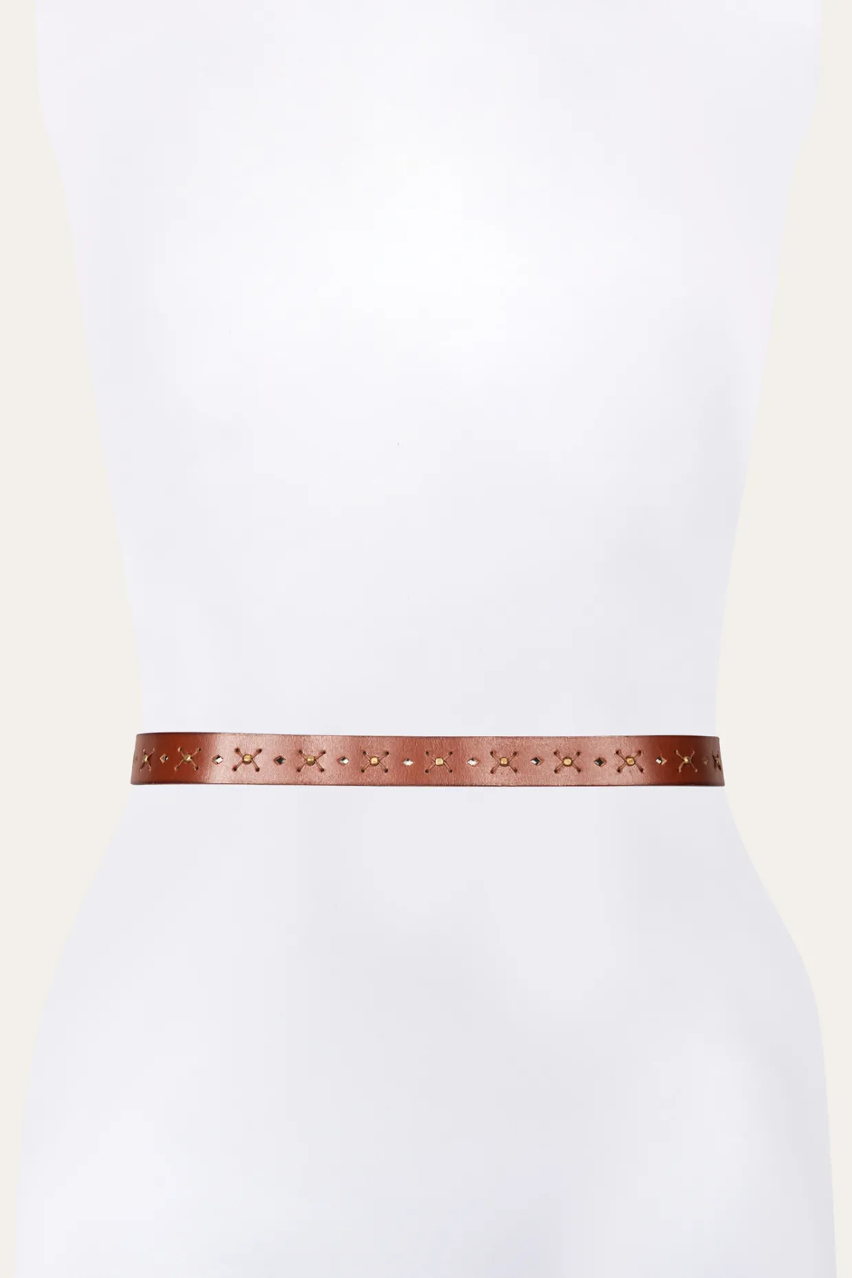 Belts^Frye 25MM Beaded Perf Belt