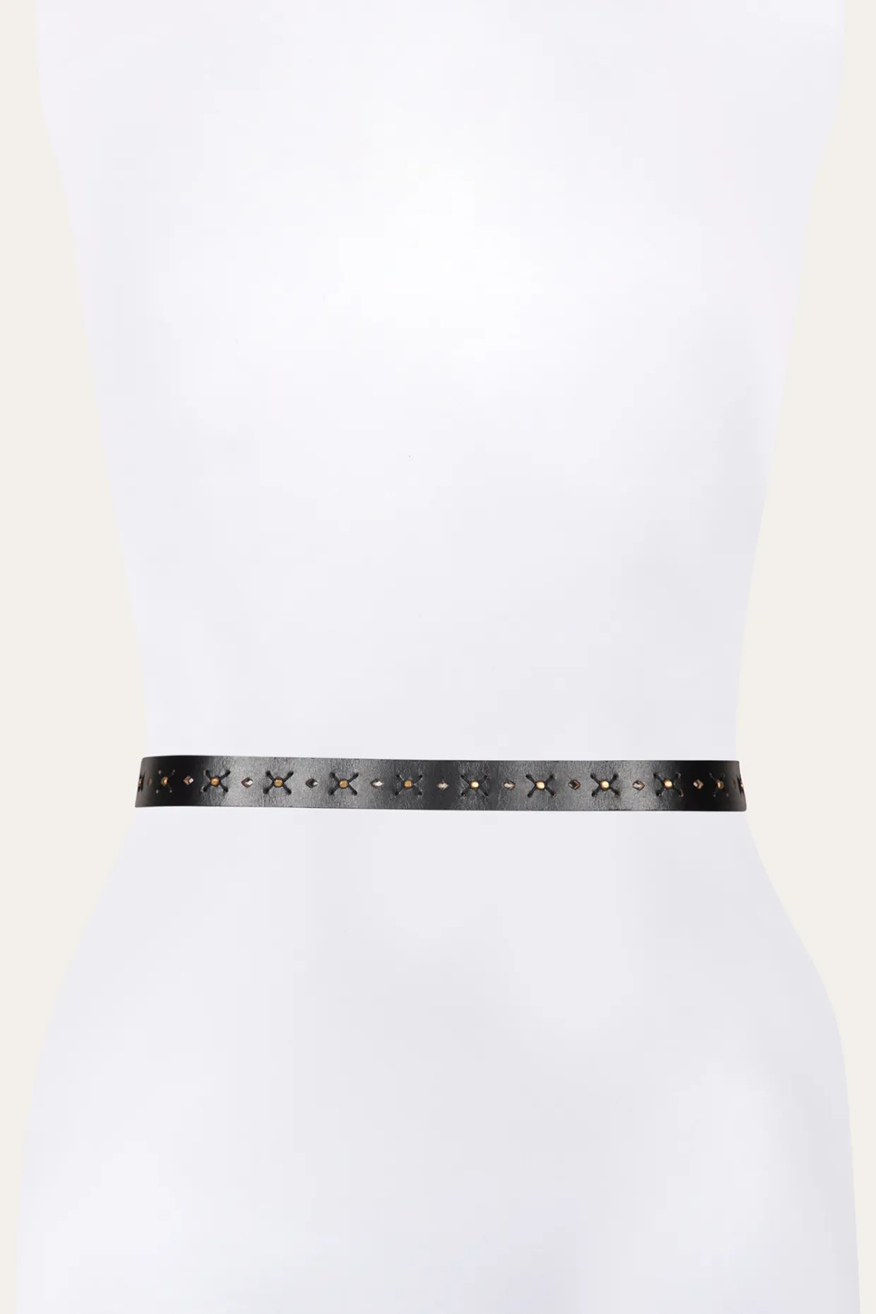 Belts^Frye 25MM Beaded Perf Belt