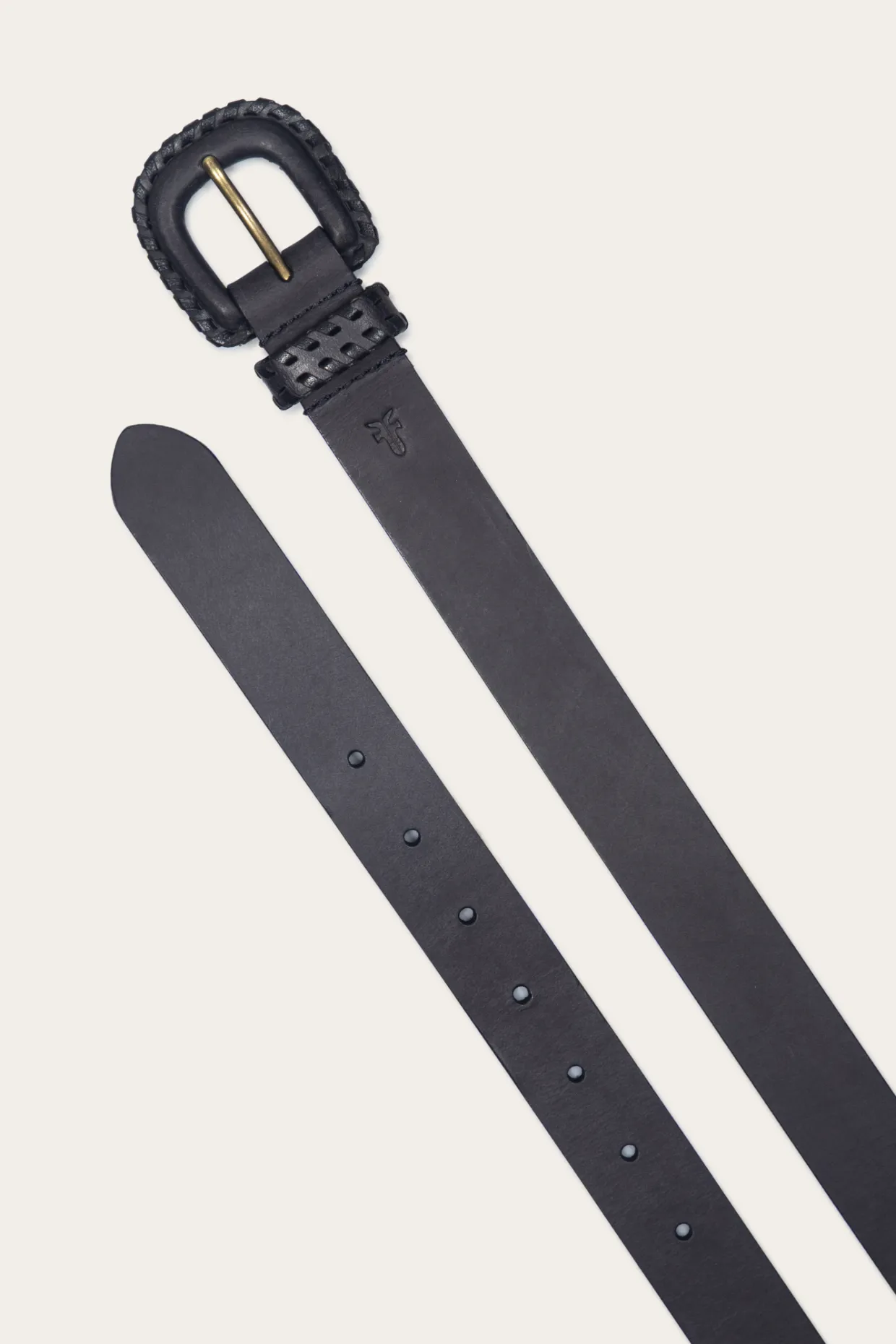 Belts^Frye 30mm Belt With Covered Buckle & Leather Lacing