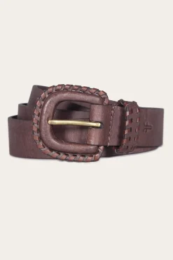 Belts^Frye 30mm Belt With Covered Buckle & Leather Lacing