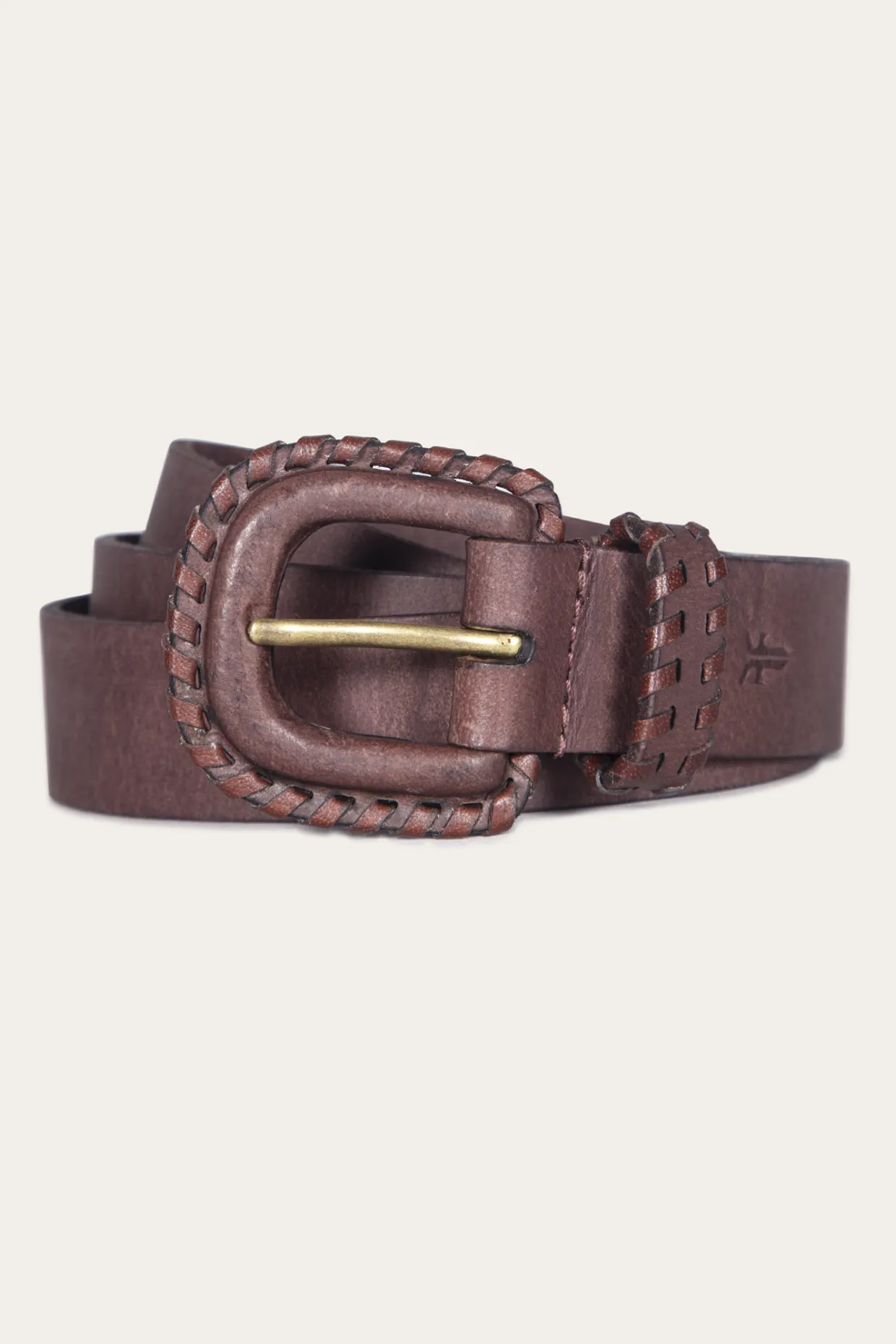Belts^Frye 30mm Belt With Covered Buckle & Leather Lacing
