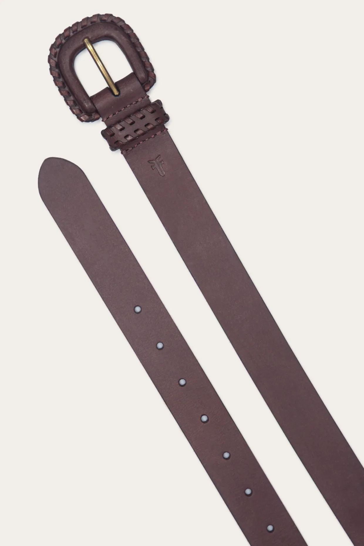Belts^Frye 30mm Belt With Covered Buckle & Leather Lacing