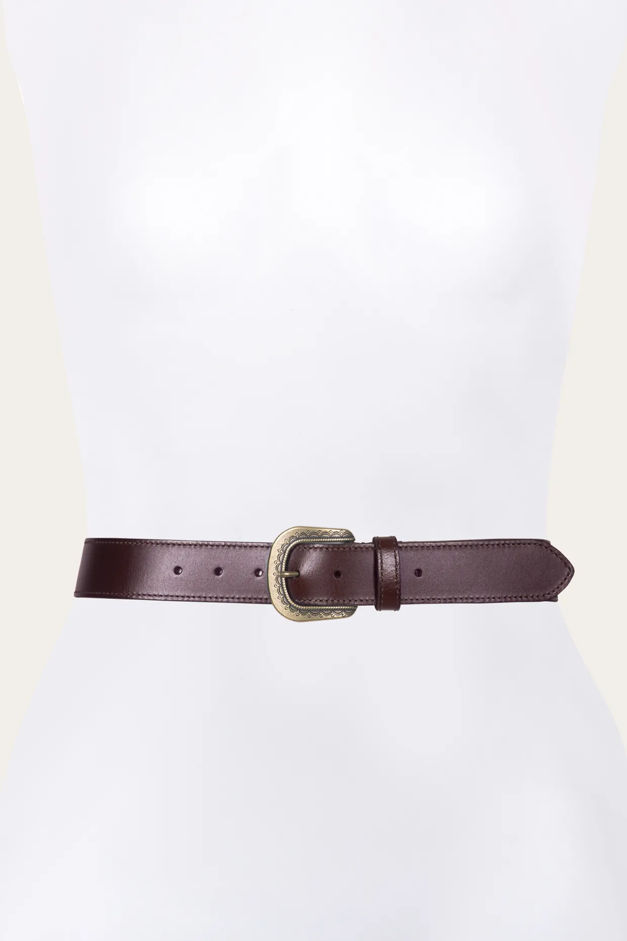 Belts^Frye 38mm Belt With Engraved Buckle