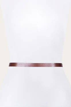 Belts^Frye 21mm Logo Western Center Bar Belt