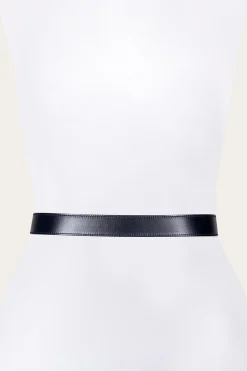 Belts^Frye 35mm Stitched Edge Belt With Shaped Keeper