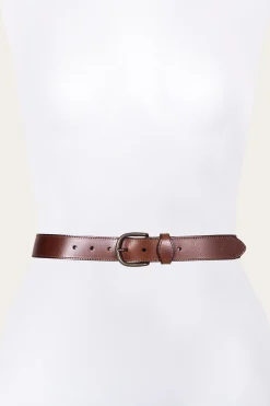 Belts^Frye 35mm Stitched Edge Belt With Shaped Keeper