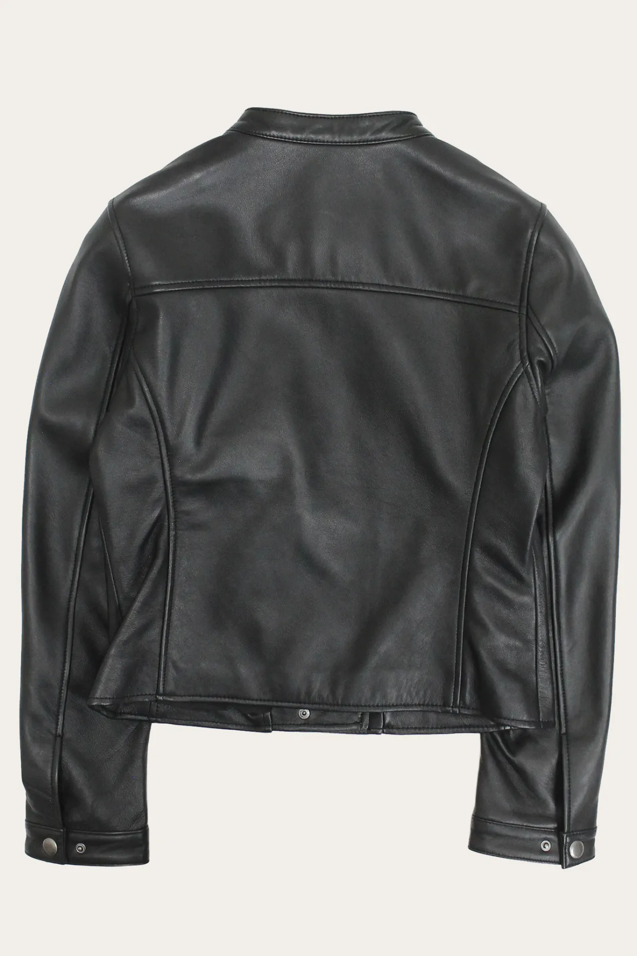 Leather Jackets^Frye Modern Biker-racer Leather Jacket Black