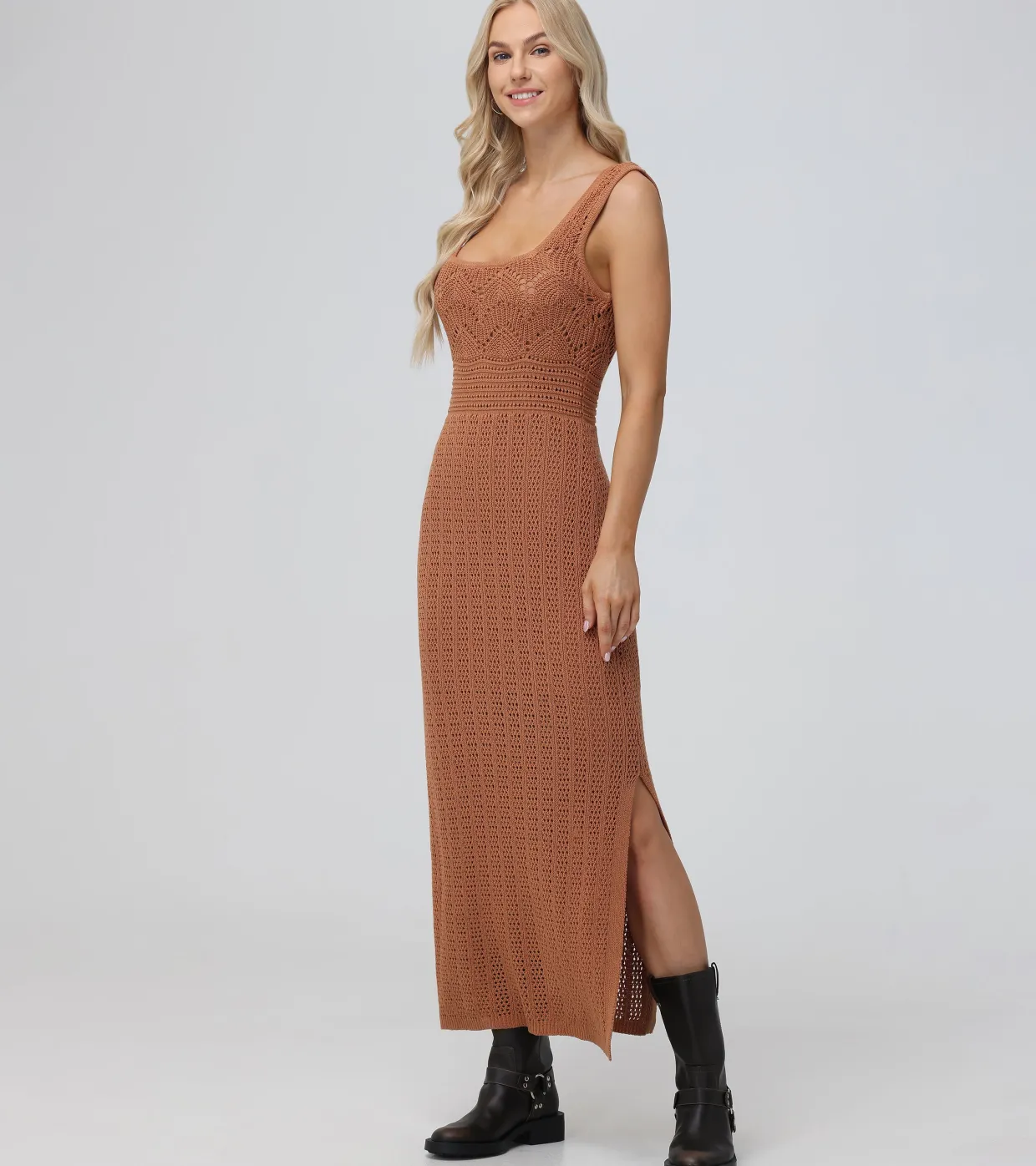 Dresses^Frye Open Stitch Maxi Sweater Dress