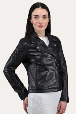 Leather Jackets^Frye Oxblood Biker Jacket
