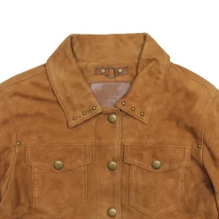 Leather Jackets^Frye Oxblood Fringed Jacket